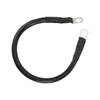 11.8in Ground Wire 4AWG 25mm² 150A High Toughness Flexible Earth Cable for Battery Inverter Black