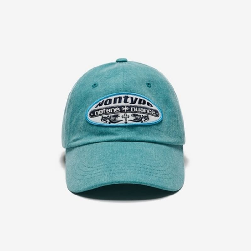 NONTYPE Crest WASHED BALL CAP (DARK MINT)