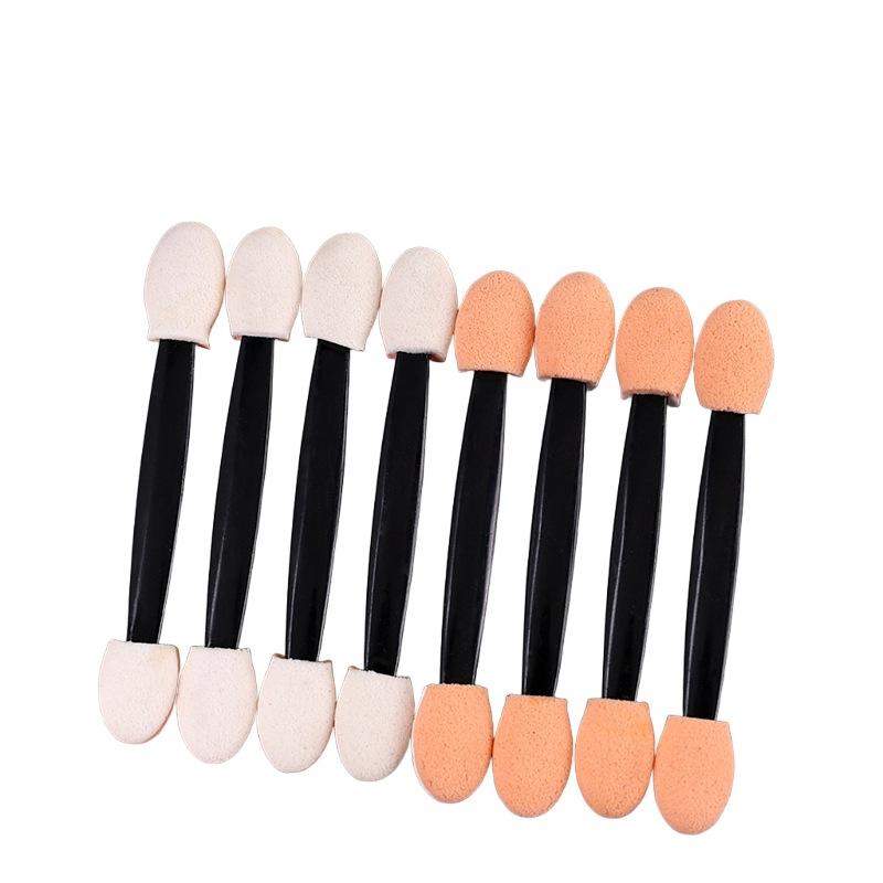 50Pcs Double-Ended Latex Sponge Eyeshadow Applicator, 7.5cm Makeup Tool for Nail Art Blending, Must-Have Beauty Essential