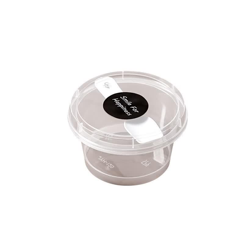 Disposable Dessert Pudding Cups with Spoons