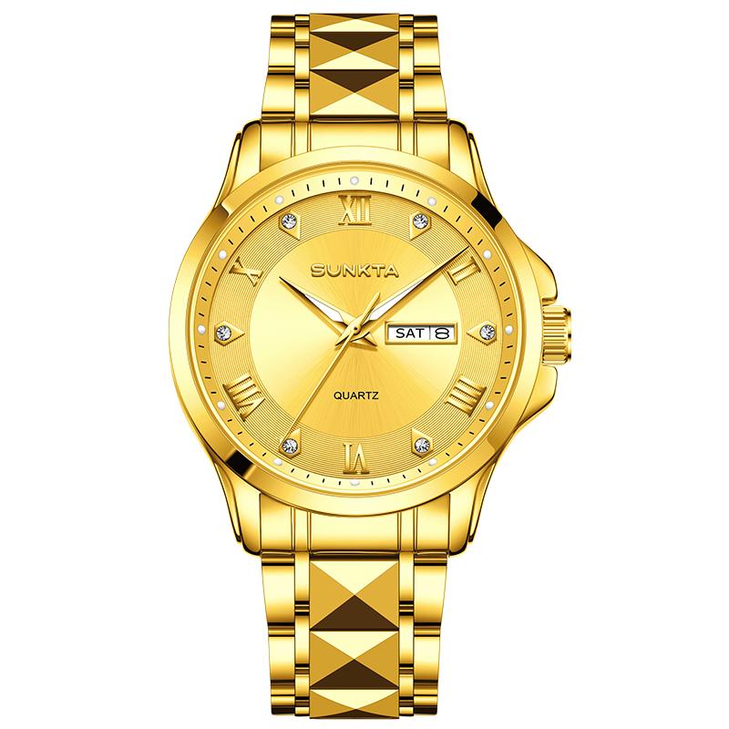 SUNKTA New Fashion Womens Watch LIGE Elegant Luxury Quartz Wristwatch Waterproof Luminous Steel Watches Ladies Gift Reloj Mujer