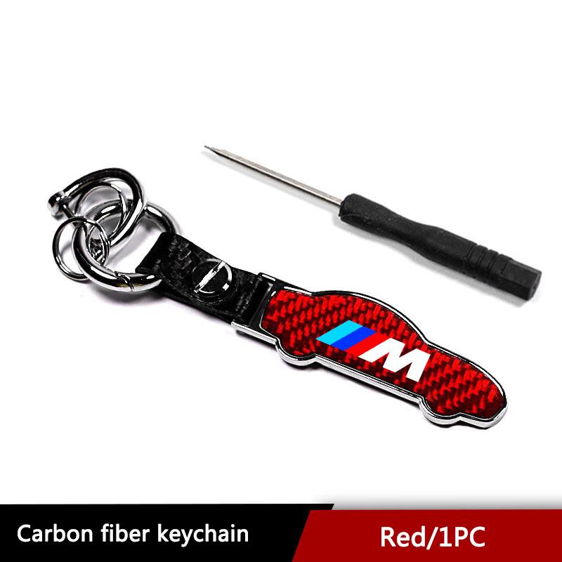 vbjly8 Resistant Leather M Logo Keychain Rustproof Resistant Metal Keyring For BMW 1 3 5 6 7 Series X1 X3 X5 X6 X7 G20 F20 F39 F48 E46 jo55