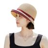 Classic Straw Hat For Women Summer Sun Protection With Short Brim And Rolled Edge