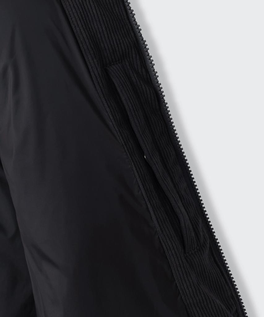 Musinsa Standard Daily Puffer Corduroy Padded Vest [Black]