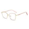 Unisex Cat Eye Frame Optical Glasses Fashion Anti Blue Light Plain Eyewear Oversized Computer Finished Prescription Eyeglasses