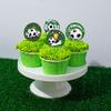 500pcs Green Soccer Stickers Football Themed Paper Sticker for Boys Birthday Baby Shower Party Decor Supplies Sports Decor
