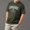 Converse Khaki Short Sleeve Sizes and Logo Men's T-Shirt, 3L, 4L, 5L, Print, Moisture-Wicking, Quick-Drying