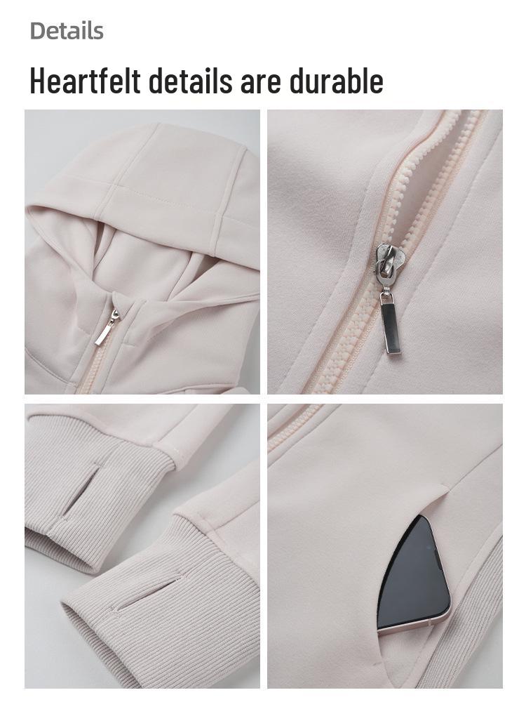 Dámská 2025 Slim Fit bunda s kapucí - Raný podzim, Krátký top korejského stylu obepínající pas