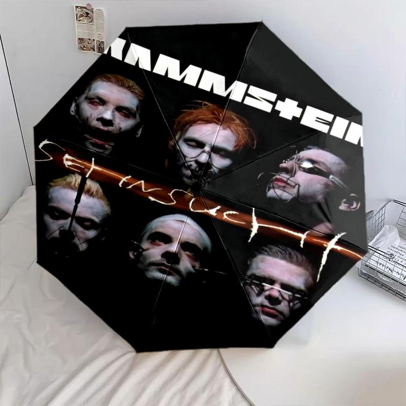 Rammstein: Set Free Folding umbrella durable travel light Three folds outdoor