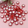 150Pcs Jewelry Crafts 10mm For Jewelry Making DIY Handmade Clay Beads Flower Shape Spacer Beads Acrylic Beads