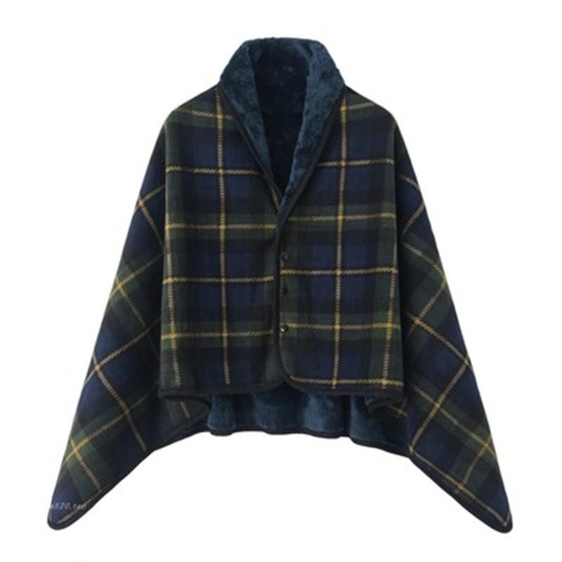 Soft Fleece Throw Blanket Office Nap Sofa Travel Lightweight Plaid Sherpa Women Men Student