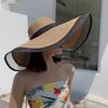 Damen Sommer Organza Sonnenhut - Große Krempe, Gesichtsabdeckend, Koreanischer & Japanischer Stil Fischerhut