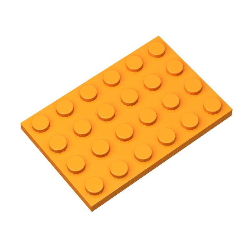 50g/15PCS 3032 Building Blocks Thin Figures Bricks 4x6 Dots 12Color Educational Creative Compatible With Brand Toys for Children