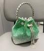 Handle Rhinestones Evening Clutch Bag Purses and Handbag Luxury Designer Shoulder Bags Shiny Crystal Clutch Purse Bucket Bag