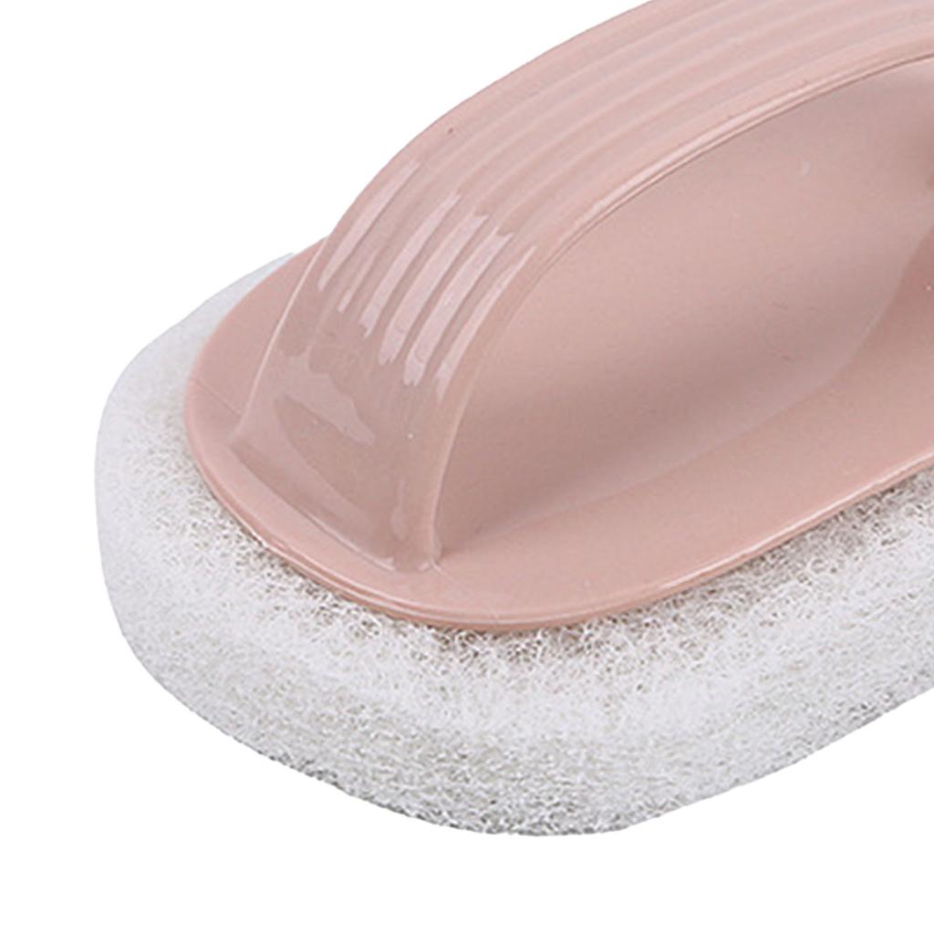 Scrub Brush PP Fiber Deep Cleaning Scrubbing Pad with Handle for Shower Tile Bathtub Sink Swimming