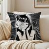 Creepy Japanese Manga TTomie Cushion Cover Pillowcase Antidustmite living Room Sofa Decor Cushion Room