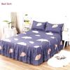 Europäischer Bettüberwurf Polyester Baumwolle Bettröcke Blumen Bunt Bettwäsche 150X200cm Queen Size Heimtextilien