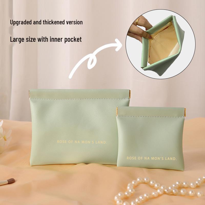 Automatischer Verschluss Gadget- & Kosmetik-Organizer - Bewahren Sie Kabel, Kopfhörer, Ladegerät, Lippenstift in einer tragbaren Tasche auf