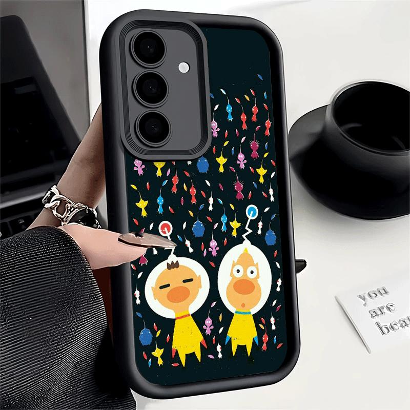 

Phone Case for Samsung Galaxy S26 S25 Ultra S24 FE P-Pikmins Cute Game Shell S23 Plus S22 + S21 S20 5G Soft Silicone Funda Samsung S23 Ultra