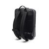 Daks Black Leather Simple Backpack [15 Inch Laptop Compatible] Dbba3e337