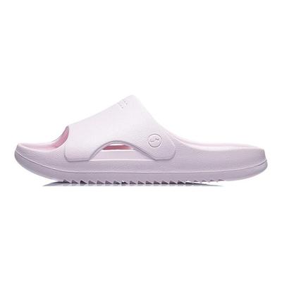 Li Ning Slide Slippers Women's Light Rose Pink AGAR008-2