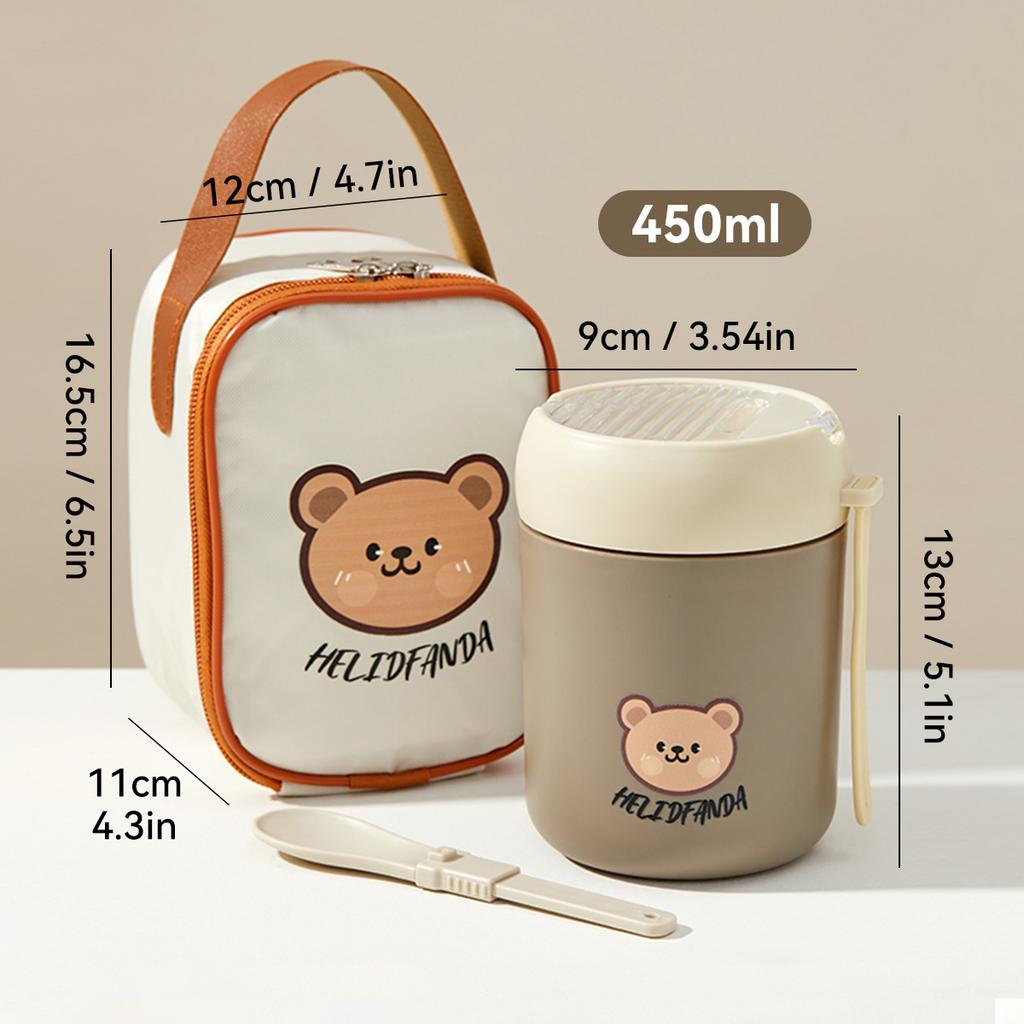 Thickened Plastic Fruit Salad Cup For Kids Students Breakfast Cup With Spoon Portable Sealed Yogurt Oat Container Microwave Safe