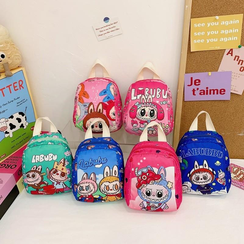 Lightweight Charming Cartoon Backpack For Preschoolers Gender Neutral Fun Design Perfect For School Use