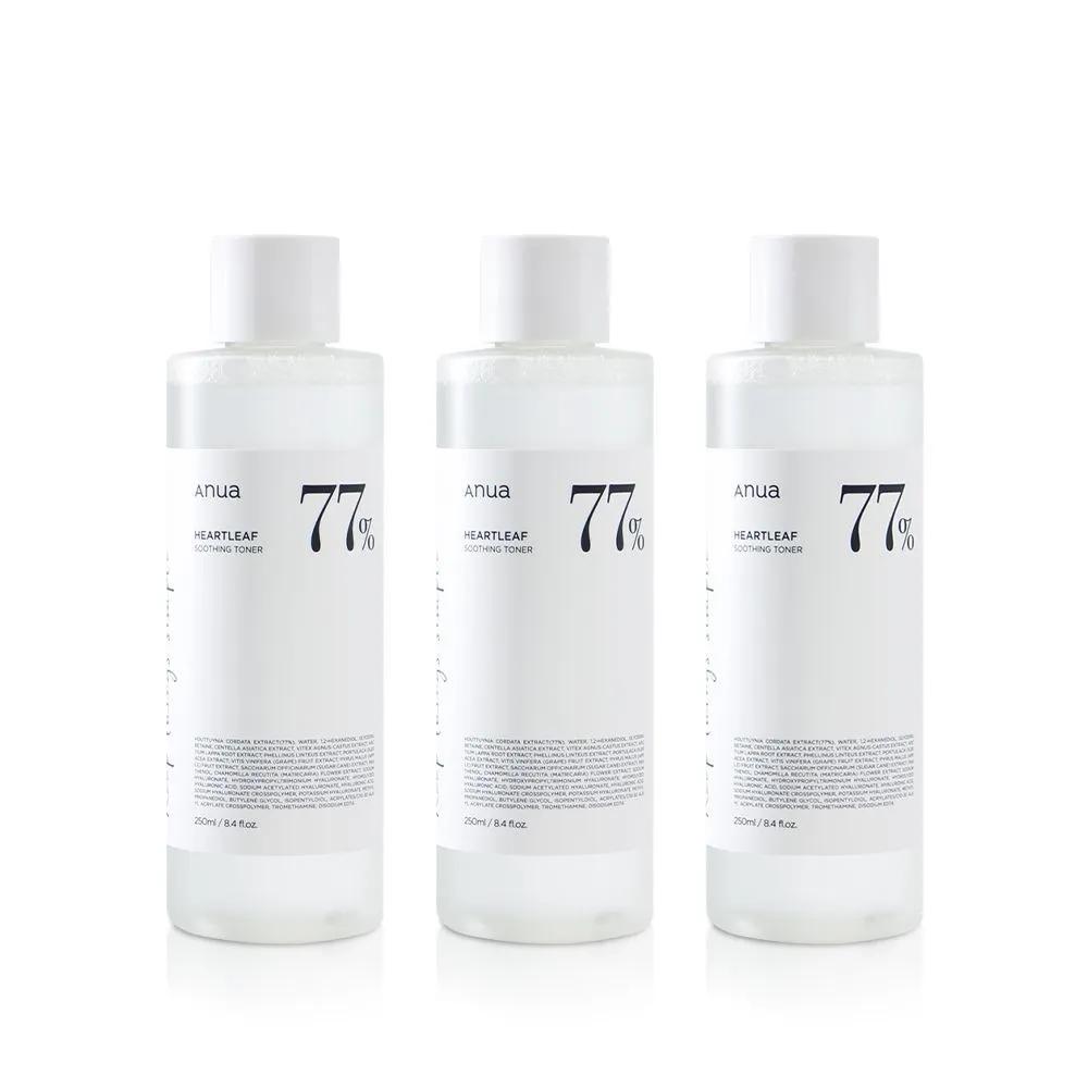 Anua Houttuynia Cordata 77 Soothing Toner 250ml 3 Pieces_B