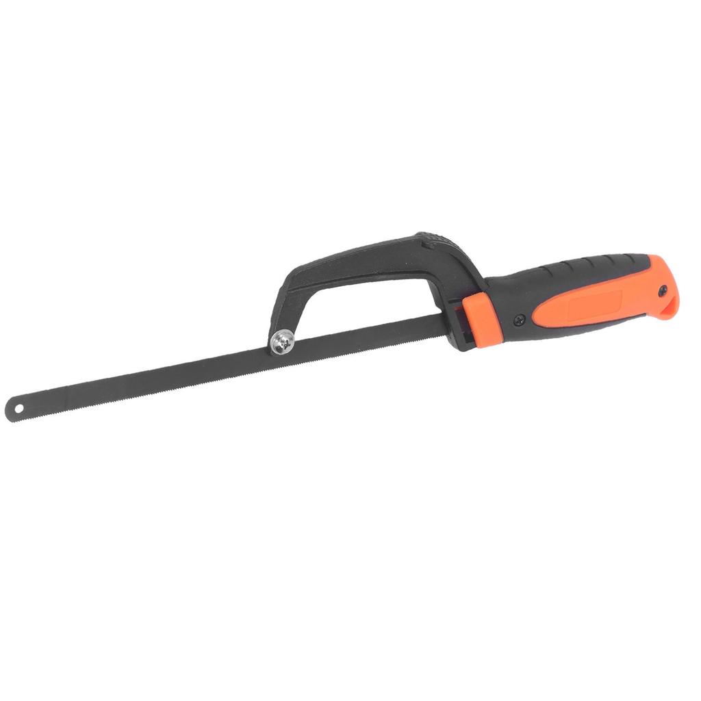 Mini Bügelsäge Rahmen Verstellbar Kompakt Hand Bügelsäge Aluminiumlegierung Rahmen mit Sägeblatt