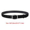 Fashion Jeans Decor Suede Belt Width Silver Square Buckle Pu Waistbands Fashion Korean Style Trouser Decoration Dress Decoration