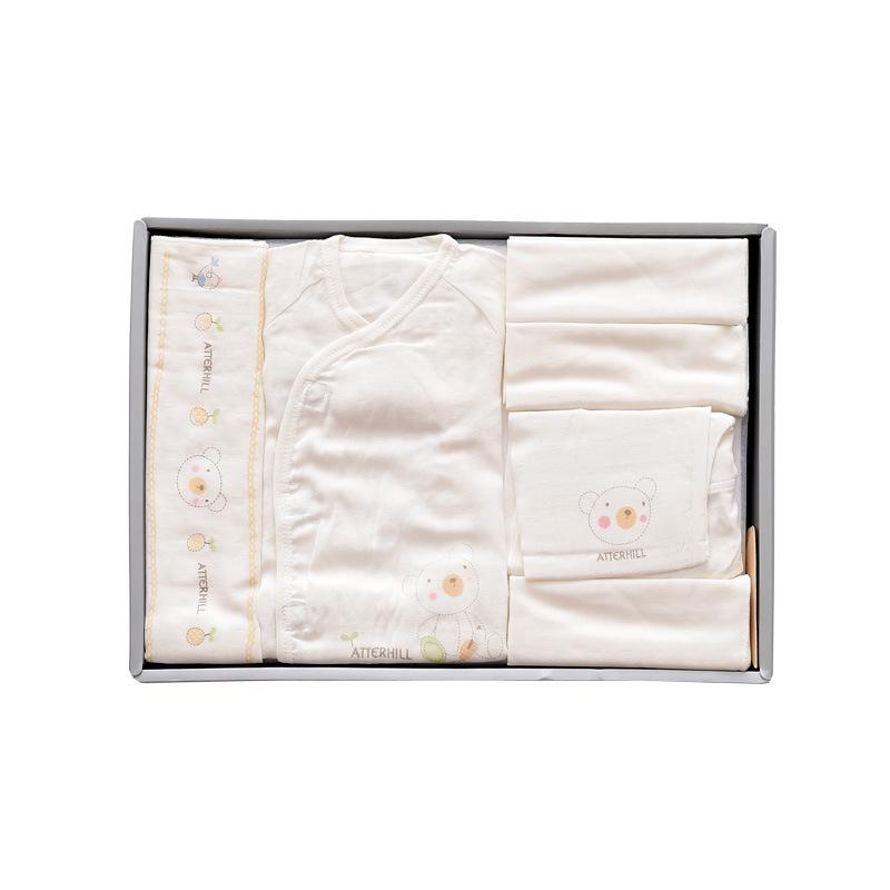 Four Seasons Baby Gift Box: Pure Cotton Clothes & Supplies for 100 Days & Full Moon Celebrations.