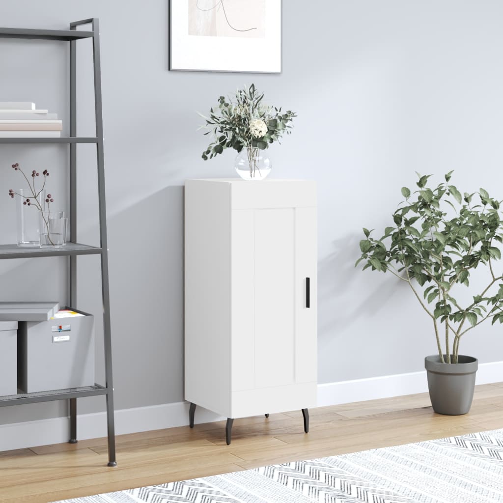 Sideboard White 34.5 x 34 x 90 cm Particleboard