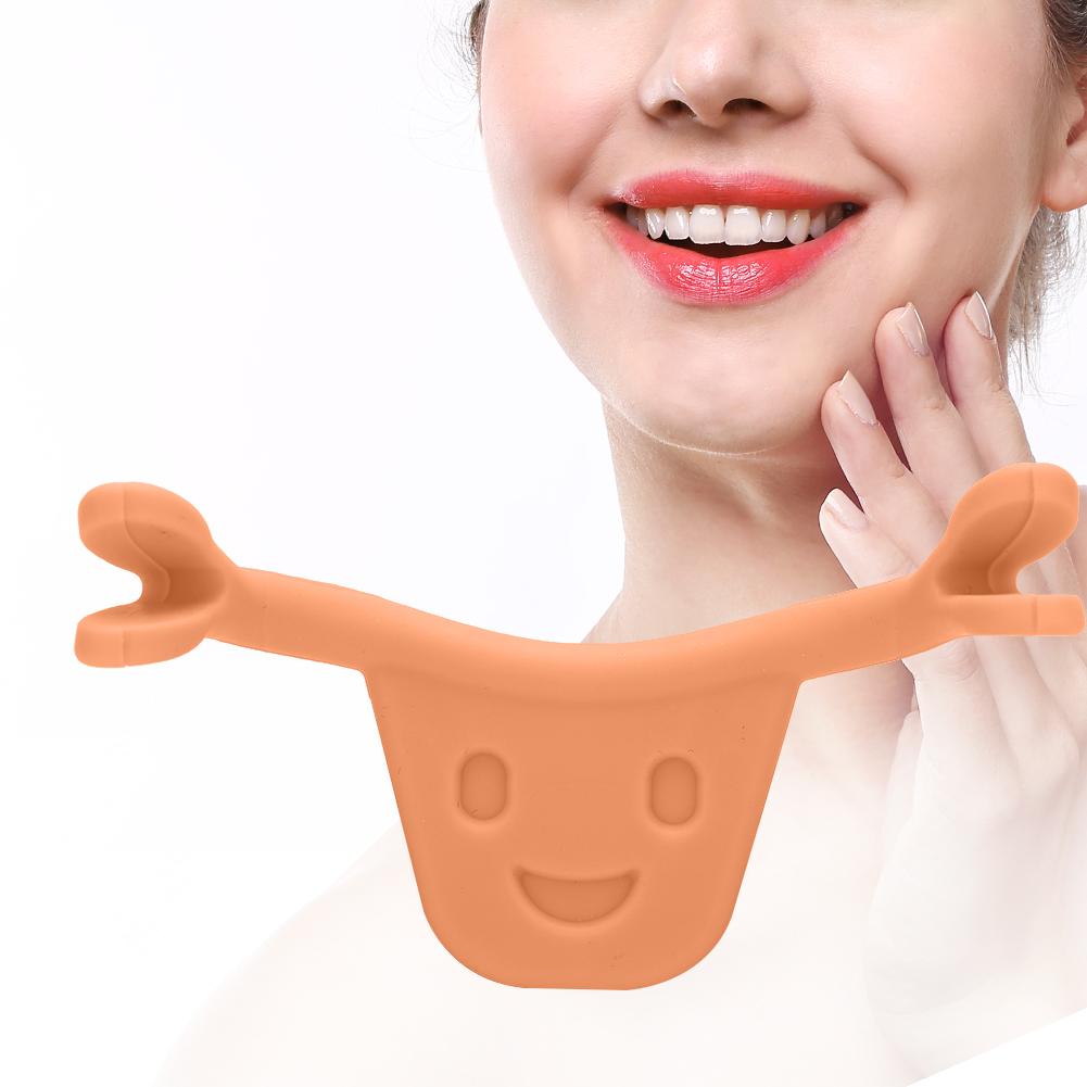 Face Trainer Facial Smile Maker Trainer Forming Mouth Exerciser for Lip Tattoo (Orange)