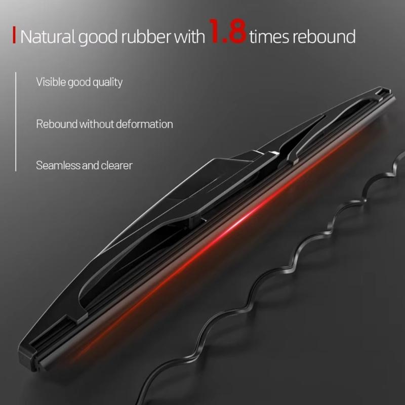 All Weather Automotive Wiper Blades Rear Windshield Wiper Blade Windscreen Wipers Accessories Suitable for Vehicles Kona