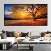 Sunrise Forest Obraz na plátně Moderní přírodní krajina Plakáty a obrazy Nástěnné umělecké obrazy do obývacího pokoje Home Decor Bez rámu