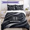 Leeds United Voetbal Beddengoed Set, 3 Delen, Comfortabel Huidvriendelijk Slaapkamer Dekbedovertrek Set