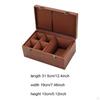 Original Solid Wood Tea Box with Optimized Space for Cups And Teapots, Secure Closure, Soft