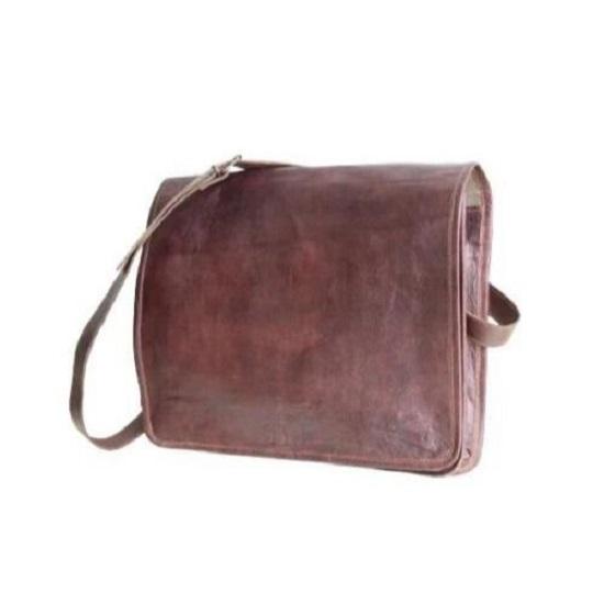 Handmade Briefcase Bag Satchel Men's Real Leather Vintage Laptop Messenger