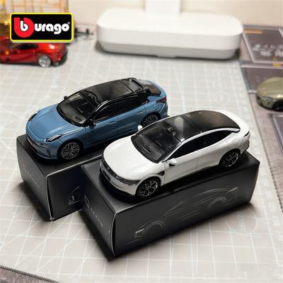 Bburago 1:64 2025 ZEEKR 001 001FR Alloy Station Wagon Sports Car Model Diecast Metal New Energy Vehicles Car Model Kids Toy Gift