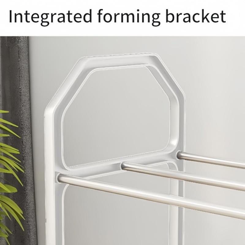 3 Colors Stainless Steel Shoe Rack, Easy To Install and Space Saving, for Closet Entryway Bedroom Floor Outdoor