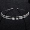 Womens Triple Layer Rhinestone Hairband Headband Birthday Party Daily Wear Fashion Accessory