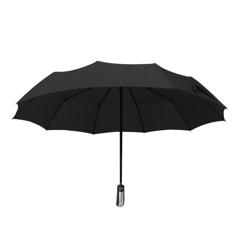 FMBZ Semi-Automatic 10-Rib Pongee Folding Umbrella