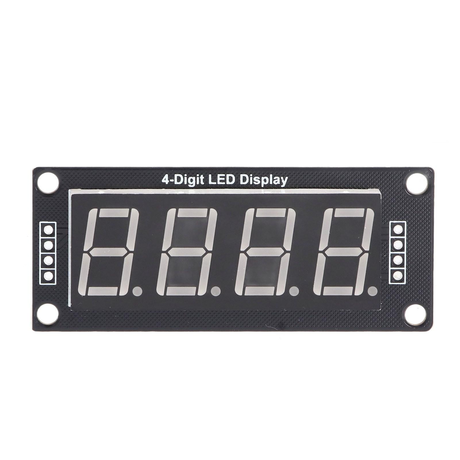 

4Pcs LED Segment Digital Display Module 4 Bits 7 Segments PCB Clock Module 0.56 Inch MRA172A Red