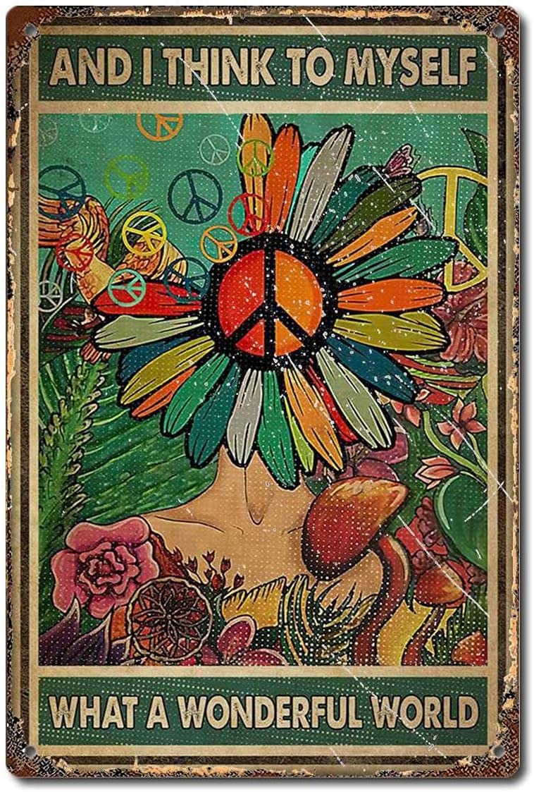 

WEIKJHH Retro Interesting Colorful 20cm x Tin Wall Home Metal Gift (Small Shop) Sign, Flowers, 30cm, Sign, Decor, Poster, Restaurant, Garage, Cafe,