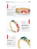 Summer Sale: Luxury S925 Silver Plated 10K Gold Rainbow Zircon Ring – Simple European & American Style for Index Finger.