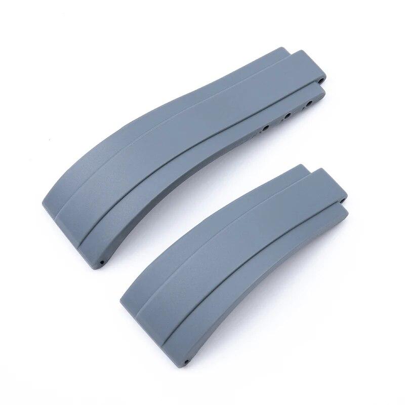 20mm nastavitelný pásek na hodinky pro pásek Rolex pro DAYTONA SUBMARINER GMT Yacht-Master OYSTERFLEX gumový pásek na hodinky Glidelock