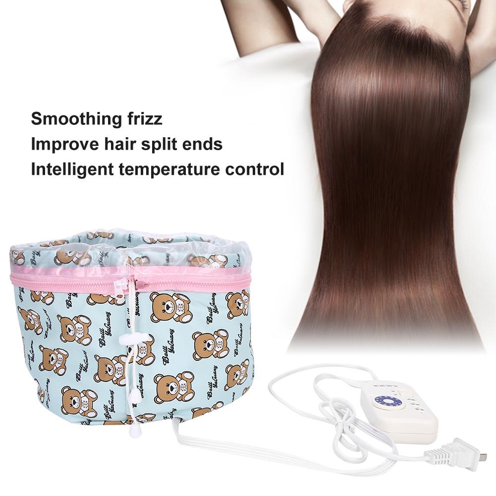 Professional Household Hot Oil Treatment Hat Electric Heating Hat for Hair Care