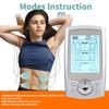 2 Channels Electric Muscle Stimulation Device with 36 Modes and 20 Strength Levels   Pulse  r Muscle Stimulator