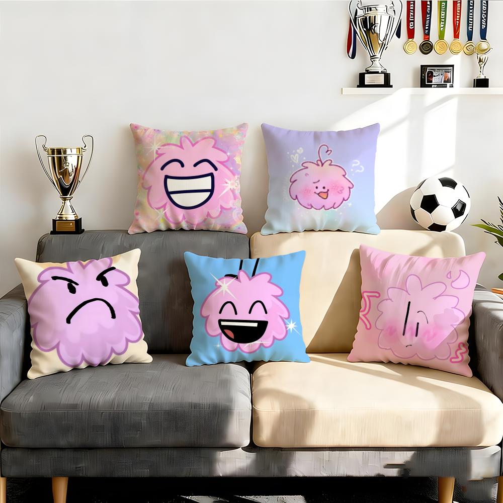 Cute Lumi Puff Cushion Cover Cushion Cover Set 4Pcs 50x50 45x45 40x40 Pillowcase Decorative Sofa Home Decor