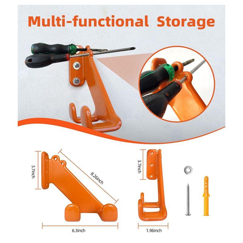 J1UL1N Tools Wall Mount Hanger Chainsaw Hanger Wall Mount Holder Garage Storage Chainsaw Holder